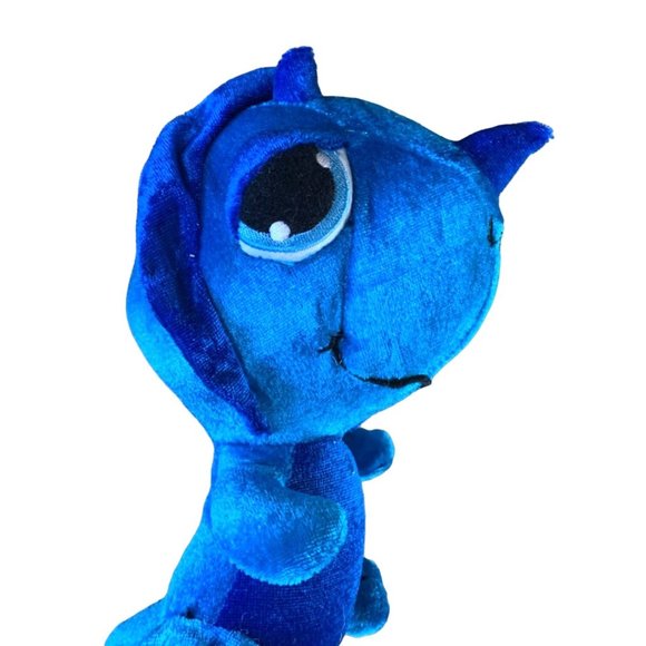 Peek A Boo Plush Dragon Stuffed Animal Doll Toy Blue 7.5 in Tall - Picture 2 of 4